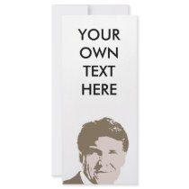 VINTAGE Rick Perry 2012 Custom Rack Cards