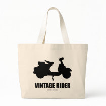Vintage Rider (Motor Scooter Silhouette) bags