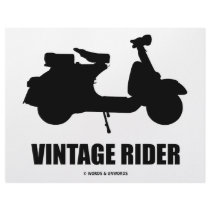Vintage Rider (Motor Scooter Silhouette) letterhead