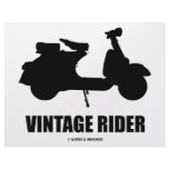 Vintage Rider (Motor Scooter Silhouette) Letterhead Design