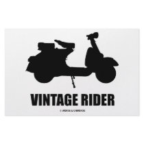 Vintage Rider (Motor Scooter Silhouette) stationery by wordsunwords Vintage Rider (Motor Scooter Silhouette) stationery