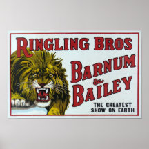 Vintage Ringling Bros. Poster