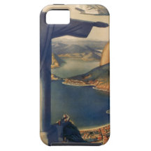Vintage Rio De Janeiro, Christ the Redeemer Statue iPhone 5 Cover