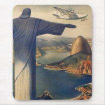 Vintage Rio de Janeiro mousepads by YesterdayCafe Vintage Rio de Janeiro mousepads