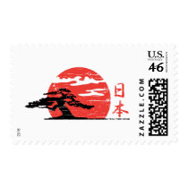 Vintage Rising Sun Postage