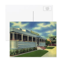 Vintage Roadside Diner postcards
