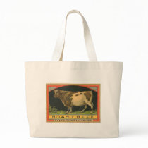 Vintage Roast Beef Advertisement bags