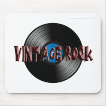 Vintage Rock VINYL Mousepad