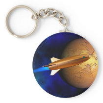 vintage rocket key chains