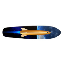 vintage rocket skateboard by M_Cavet vintage rocket skateboard