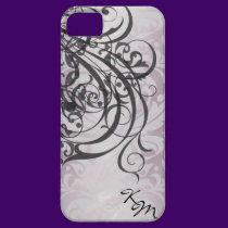Vintage Rococo Champagne Monogram  Case casemate cases