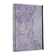 Vintage Rococo Purple Ipad Folio Case