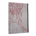 Vintage Rococo Red Ipad Folio Case