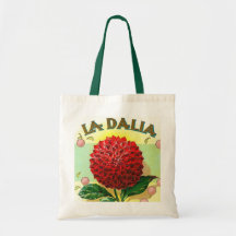 Vintage rojo de Dalia Bolsa