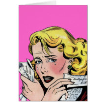Vintage Romantic Art - First Romance Break Up Greeting Cards