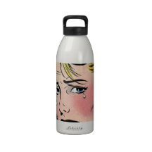 Vintage Romantic Art - First Romance Break Up Reusable Water Bottles