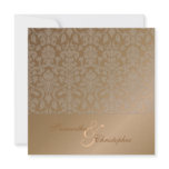 Vintage + Romantic Damask Wedding Invitations