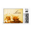 Vintage Romantic Love Rose Wedding Postage postage by indolilly Vintage Romantic Love Rose Wedding Postage postage