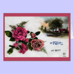 Vintage romantic photomontage Kus uit Gent cards