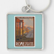 Vintage Rome Italy Key Chains
