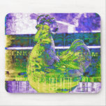 Vintage Rooster of Glass 2 Mousepad