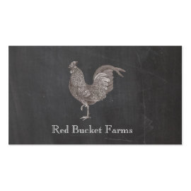 Vintage Rooster Personal Chef Business Cards