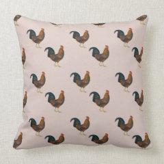Vintage Roosters Pillows