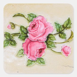 Vintage Floral Tile