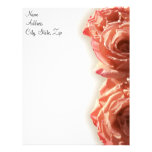Vintage Rose I Letterhead Template