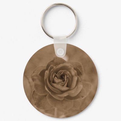 Vintage Rose Keychain by hennagirl