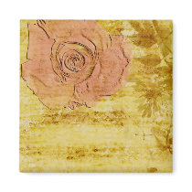 Vintage Rose magnets