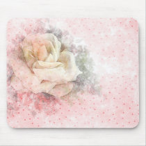 Vintage Rose mousepads