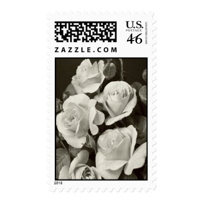 Vintage Rose Postage