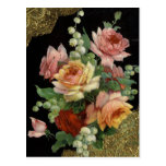Vintage Rose Postcard