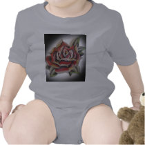 vintage rose . t-shirts