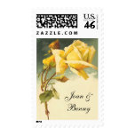Vintage Rose Wedding Postage