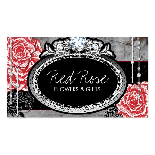 Vintage Roses Business Cards (front side)