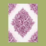 Vintage Roses in Purple Post Card