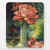 Vintage Roses Mouse Pads