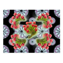 Vintage Roses Postcard