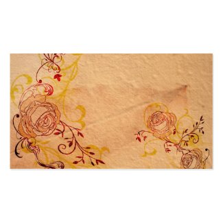 Vintage roses Profile Card profilecard