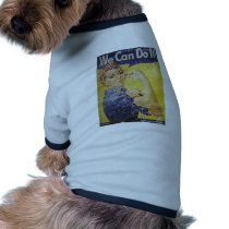 Vintage Rosie The Riveter pet clothing