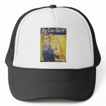 Vintage Rosie The Riveter hats