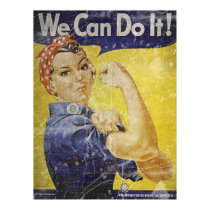 Vintage Rosie The Riveter posters by vintage_poster Vintage Rosie The Riveter posters