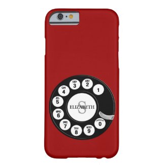 Vintage Rotary Dial (red) iPhone 6 Case
