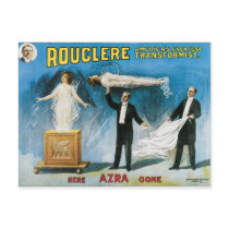 Vintage Rouclere Magicians Poster Postcards