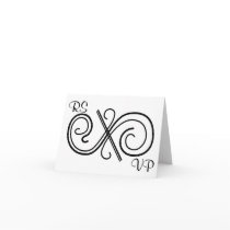 Vintage RSVP cards