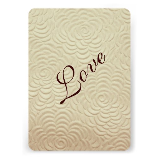 Vintage Rustic Wedding Invitations Rounded Corners