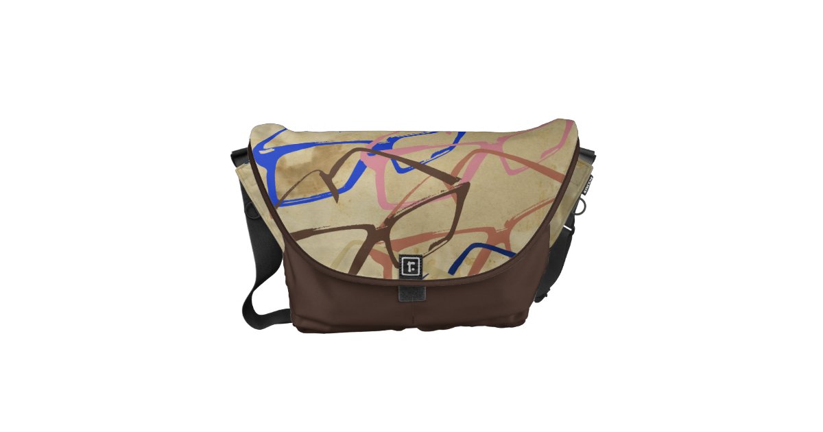 Vintage Safety Glasses Messenger Bag Zazzle