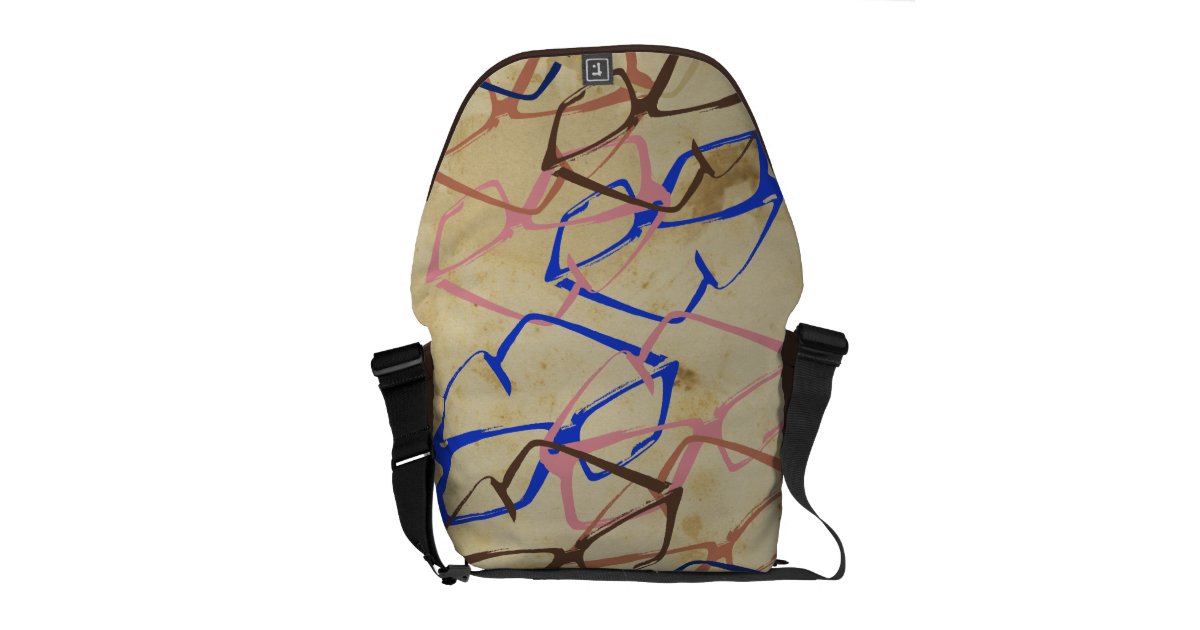 Vintage Safety Glasses Messenger Bag Zazzle